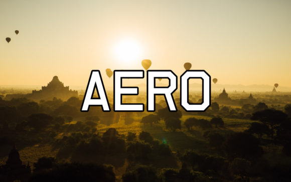 Aero: A Geometric Sans Serif for Modern Designers