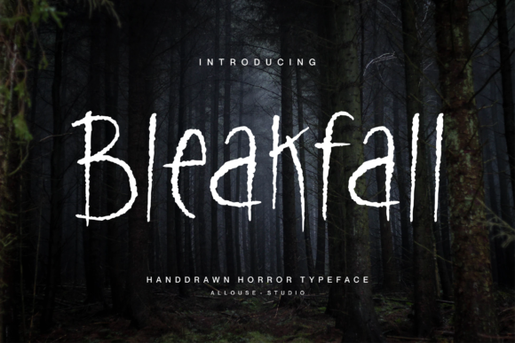 Bleakfall: Mastering the Art of Spooky Display Typography