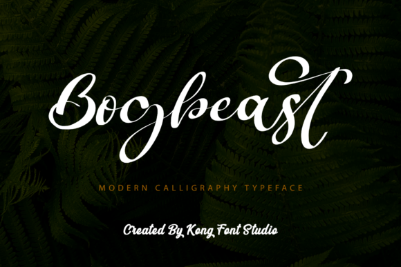 Bogbeast: A Playful Script Font for Modern Projects