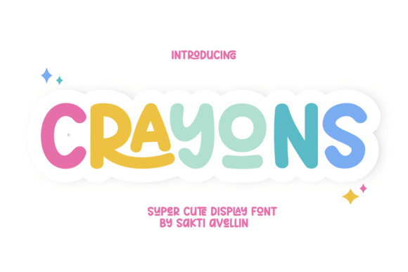 Crayons: The Handwritten Display Font for Whimsical Design