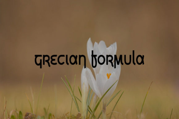 Grecian Formula: A Display Font with Timeless Modern Edge