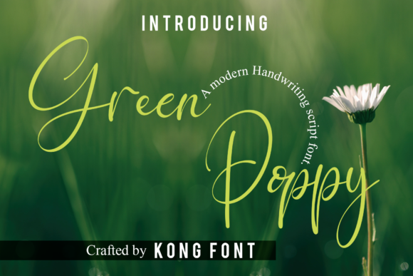 Green Poppy: A Modern Script for Creative Professionals