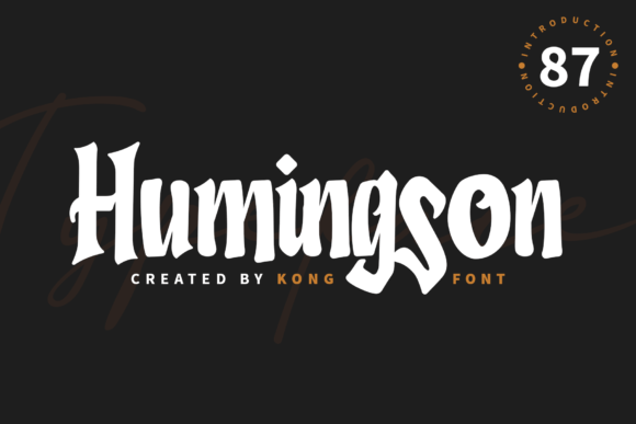 Humingson: Your Go-To Handwritten Script Font for Creative Projects
