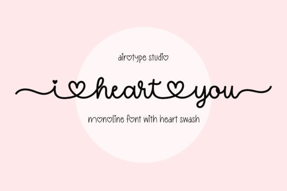 I Heart You: A Handwritten Font with a Playful, Romantic Soul
