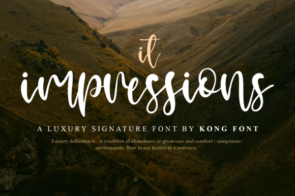 It Impressions: A Modern Font for Creative Brands