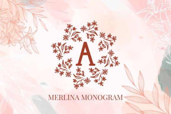 Merlina: The Decorative Font with a Botanical Soul