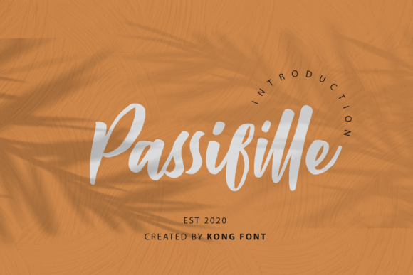 Passifille: A Modern Script Font for Creative Projects