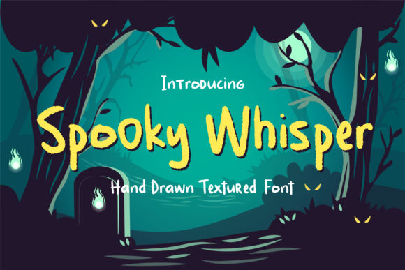 Spooky Whisper: A Handwritten Font for Mysterious Branding