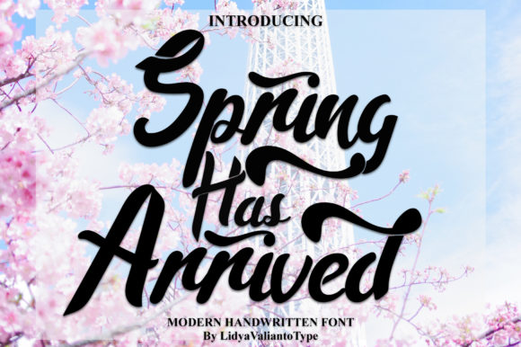 Spring Has Arrived: A Handwritten Font for Authentic Design